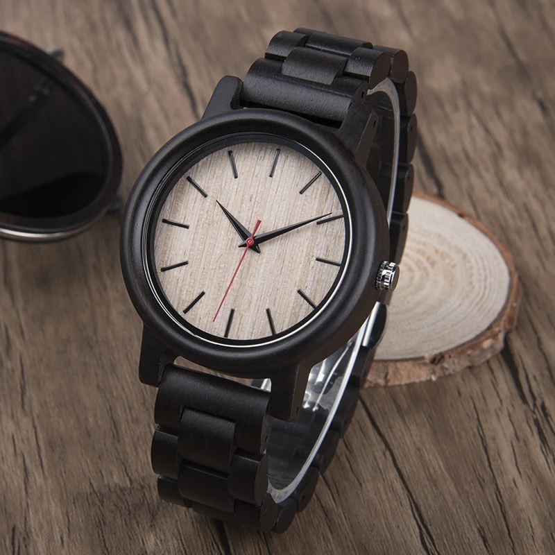 

DODO DEER Natural Wooden Watch Men Top Brand Luxury Black Vintage Customize Accept Dropshipping Gift Japan 2035 Quartz A10-2