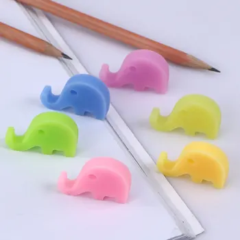 

4 pcs/lot Cute Jelly color elephant rubber eraser kawaii stationery school supplies papelaria gift toy for kids penil eraser