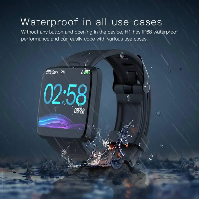 JAKCOM H1 Смарт часы для здоровья Bluetooth браслет IP68 водонепроницаемый