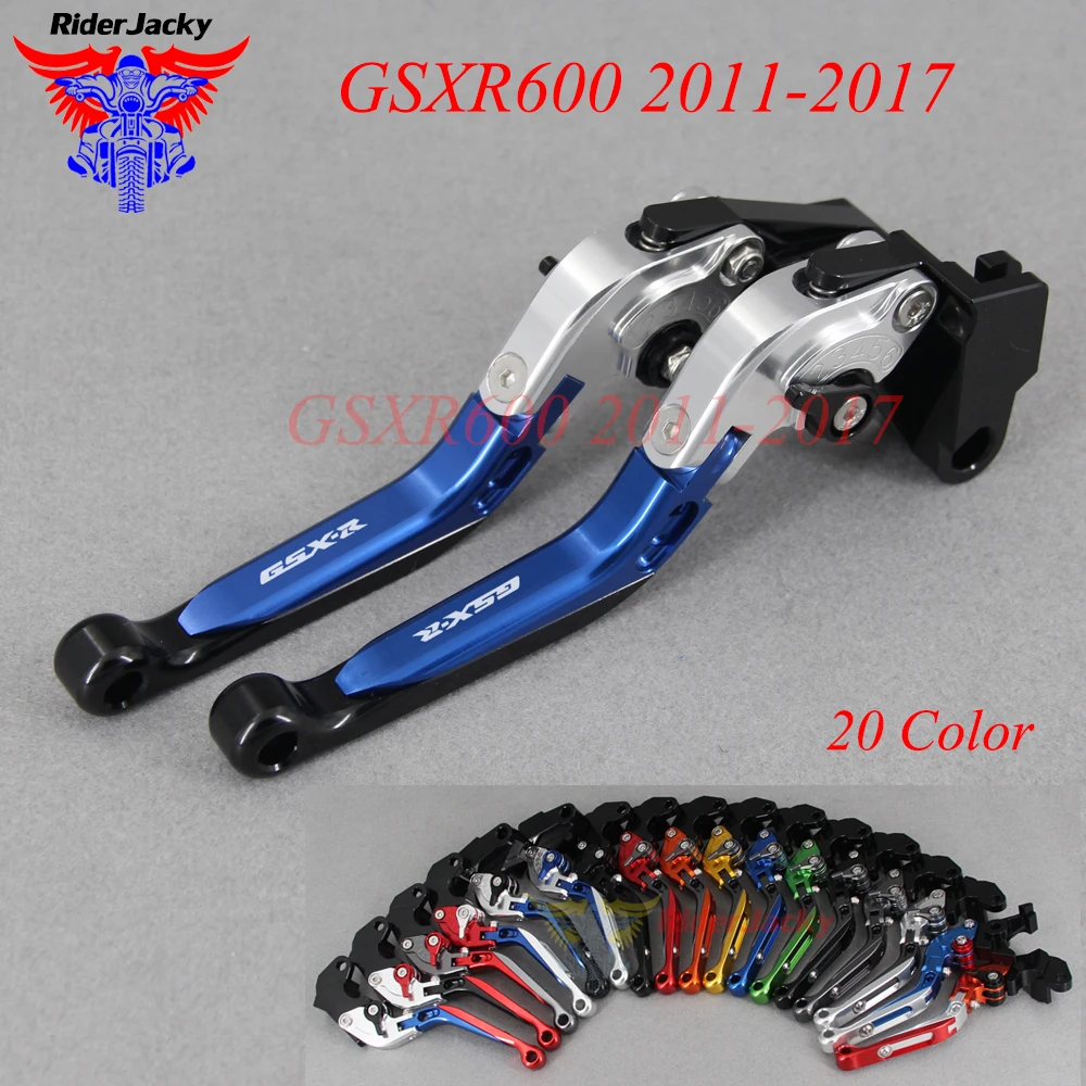 

CNC Extendable Foldable Motorcycle brake Clutch Levers For Suzuki GSXR600 GSXR 600 2011-2017 2016 2015 2014 2013 2012