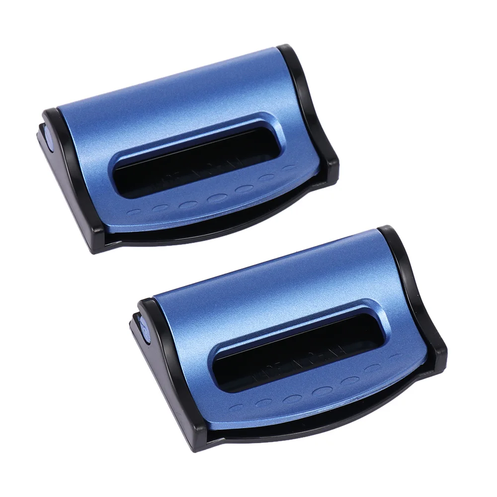

2PC Car Accessories Seat Belt Clamp Buckle Adjustment Lock Safety Belt Protection Clip Fastener for Vehicle Seatbelt Stopper