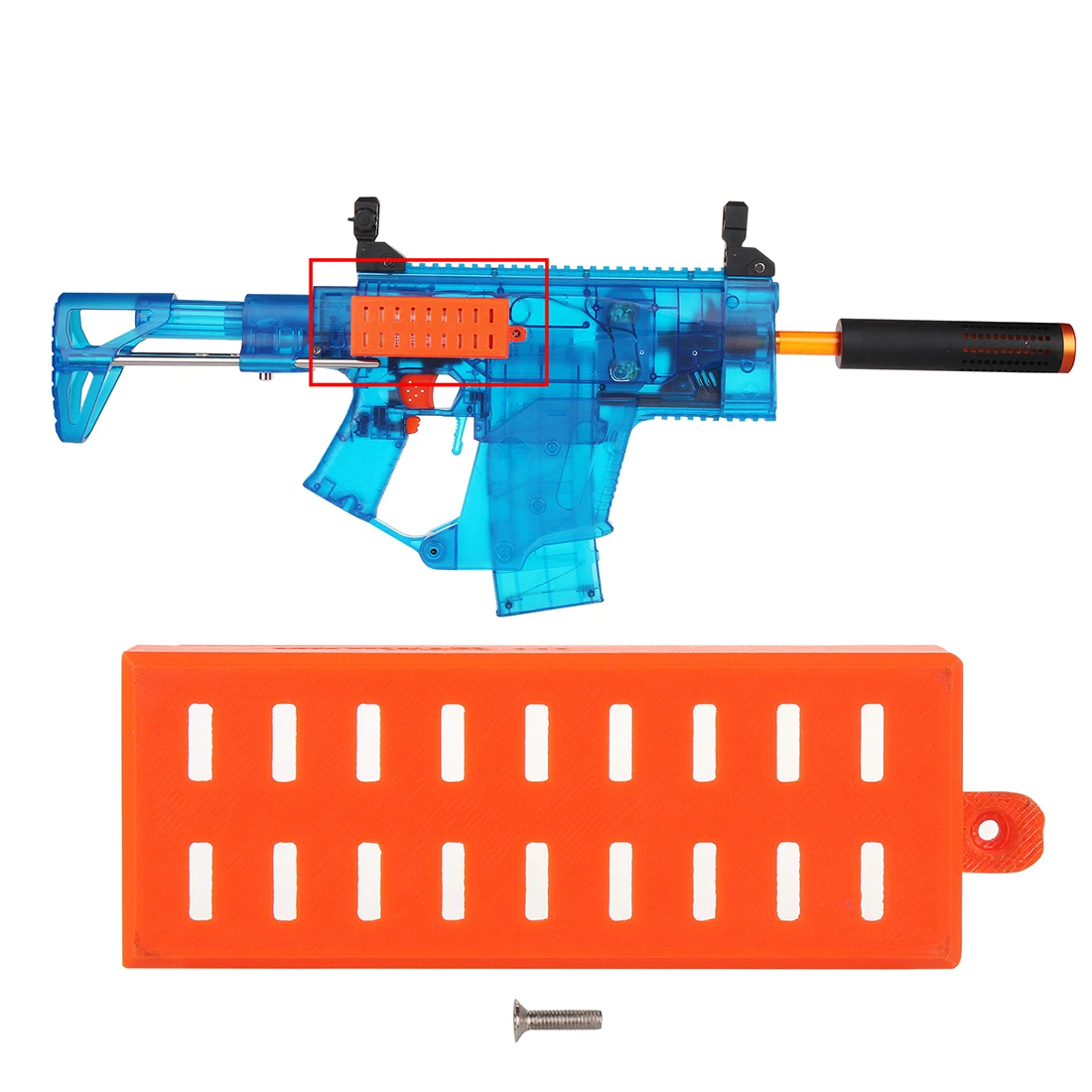 

WORKER F0409 215 Extended Heightened Battery Cover for Worker Swordfish - Orange