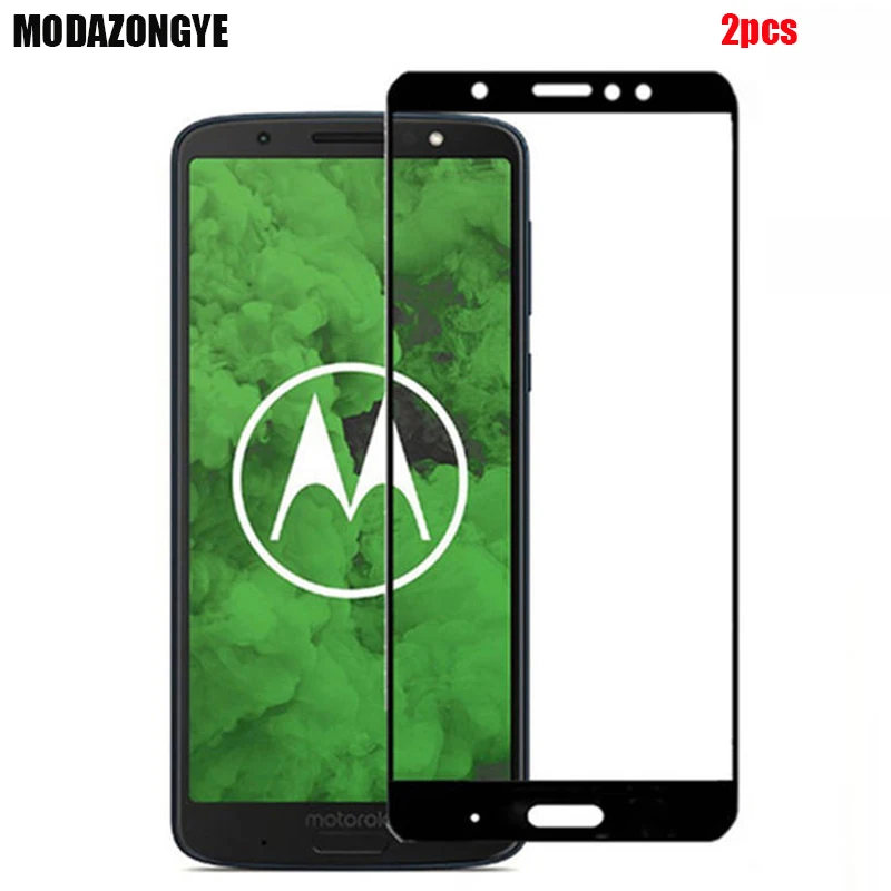 2 шт. закаленное стекло для Motorola Moto G6 защита экрана Plus G6Plus Play + G 6 XT1925 полное