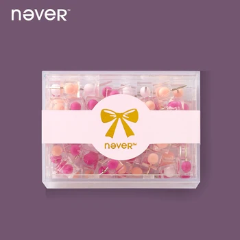 Square 80 pcs Painting Color Pushpin Soft Wood Board Plastic Creative Nail Pin Push Pins Safety Pins Tacks Nails Tacks Map Pin 5 pcs 4 pins spring loaded push type speaker terminal board 64x25mm