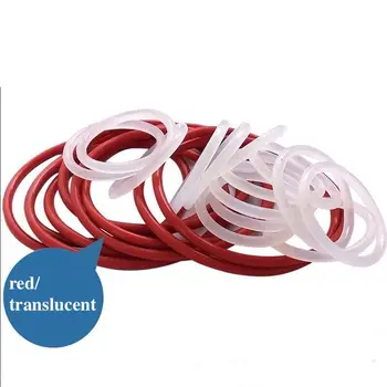 

CS 1.8mm 100x VMQ O Ring Seal Silicone Rubber Washer Gasket ID 36.5 37.5 38.7 39.2 40 41.2 42.5 43.7 45 - 65mm Red Translucent