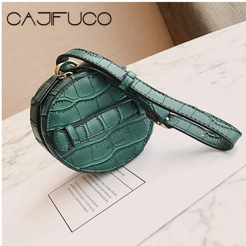 CAJIFUCO Дамский кошелек для монет с ремнем клатч из искусственной кожи
