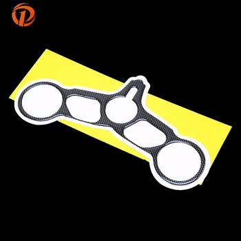 

POSSBAY Motorcycle Carbon Triple Tree Front End Upper Top Clamp Decal Pad for Ducati 749 999 Cafe Racer Scooter Decals Sticker