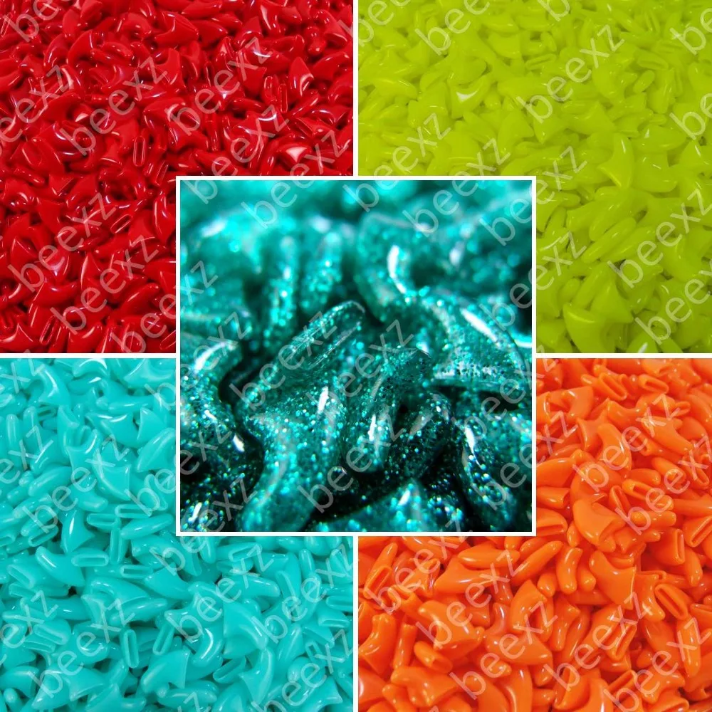 100pcs Soft Nail Caps for Cats + 5x Adhesive Glue + 5x Applicator /* XS, S, M, L, cover, cat, paw, claw, zot */ 2