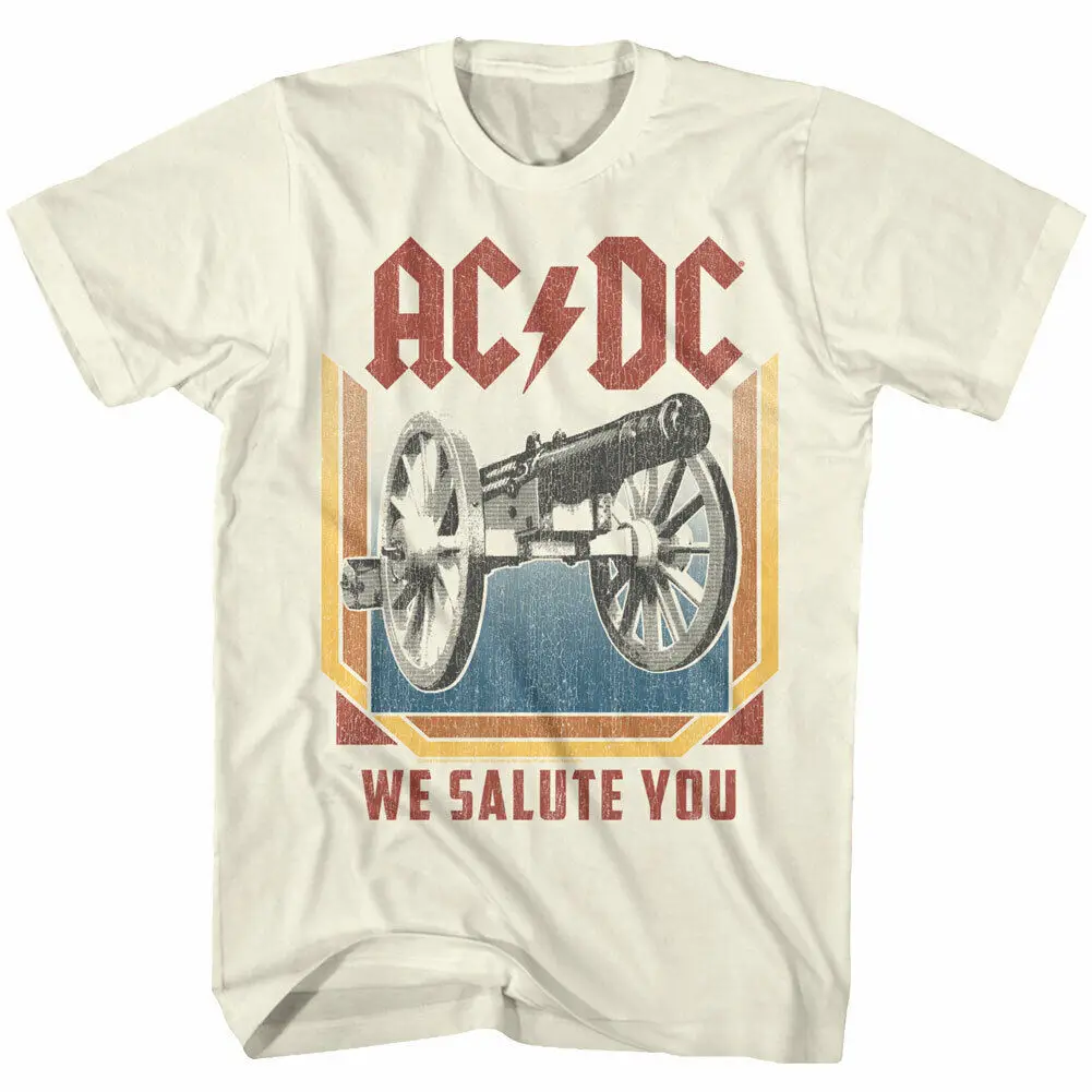 

ACDC Men's Short Sleeve T-Shirt NATURAL SALUTE