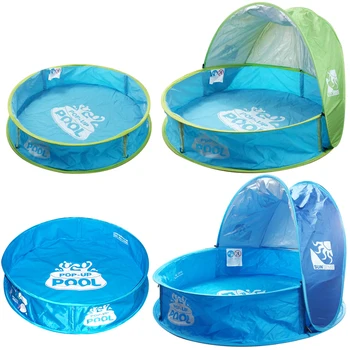 

Plastic Tarpaulin Support patchwork Foldable With awning Round Do not inflate the swimming pool Ball pool Toy pool97*26*63cm