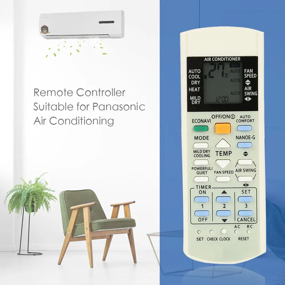 Замена кондиционера A/C Пульт дистанционного управления для Panasonic A75C3208 A75C3706 KTSX5J