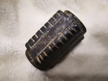 

Chinese Red mountain culture collection meteorite carving Ancient Pendant