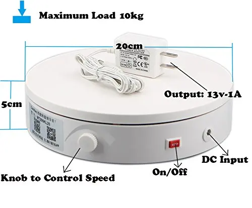 

MT200KL10F 360 Product Photography electric Turntable/360/Jewelry Videos/Product Display with heavy load