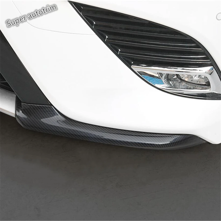 

Lapetus Accessories Exterior Front Face Bumper Corner Angle Protection Strip Cover Trim 2 Pcs Fit For Toyota Camry 2018 2019 ABS