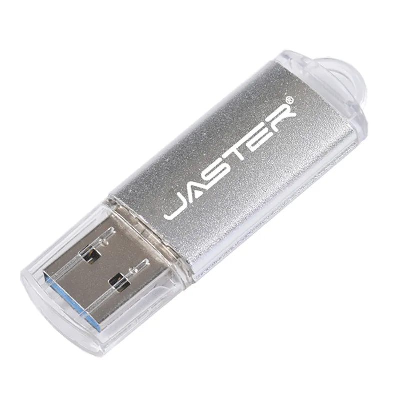 JASTER Usb флеш-накопители 4 ГБ, 8 ГБ, 16 ГБ, 32 ГБ, 64 ГБ, 128 ГБ, высокое качество, металлическая ручка-накопитель, реальная емкость, оригинальные флеш-накопители U Stick - Цвет: G