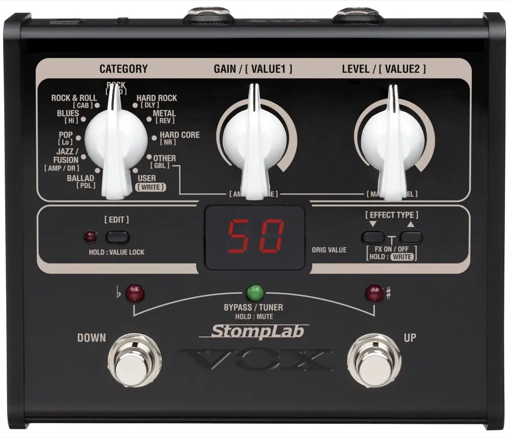 Процессор для создания гитарных эффектов Vox StompLab IG|vox stomplab|guitar effectguitar modeling processor |