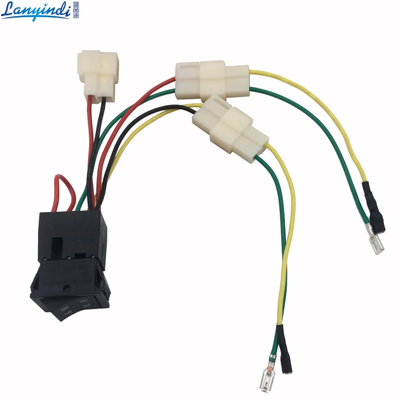 Children's electric car speed controller, High / low speed switch