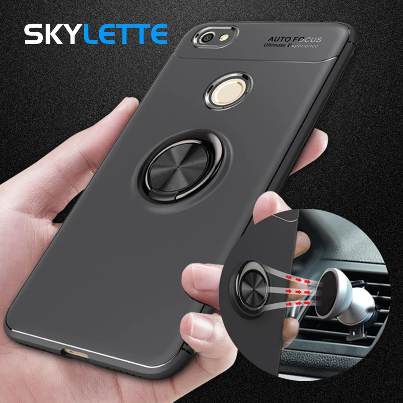 

Phone Holder Case For Redmi Note 5A With Rotate Car Bracket Magnetism Adsorption Vehicle Holder Cover Case For Xiaomi Note 5A
