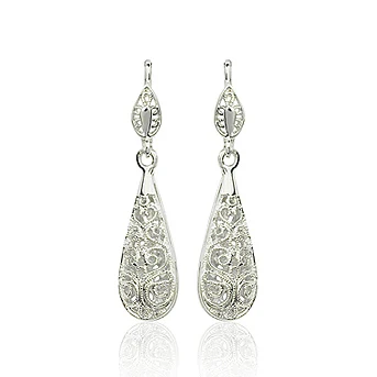 

Hot popular models hollow antique silver earrings retail and wholesale,high quality earrings for women