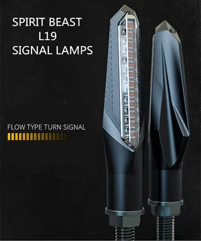 

Spirit Beast L19 Motorcycle Turn Signals Led Lamps Lights Dynamic Style High Brightness 12v Universal For Honda Yamaha Kawasaki