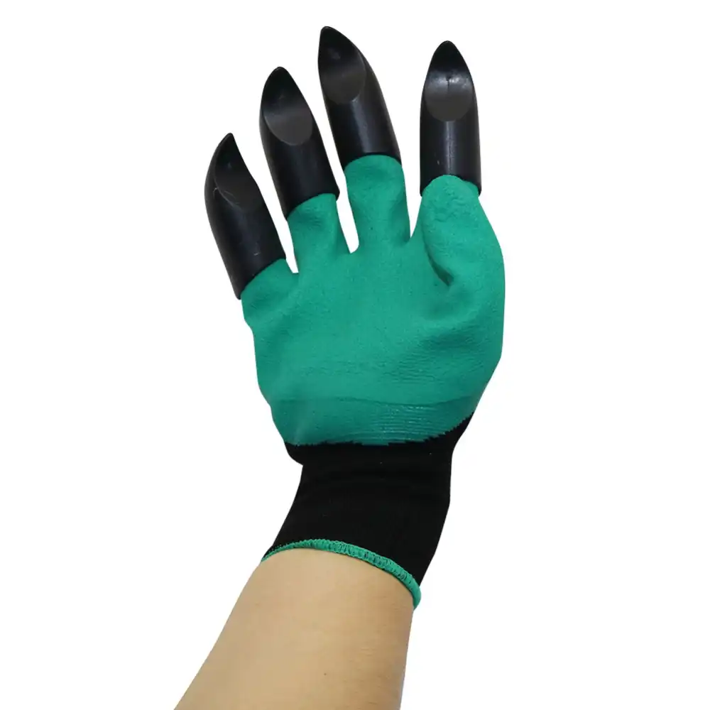 Garden Genie Gloves with Plastic Claws for Digging Planting Gardening Work Glove Household Greenhouse tools