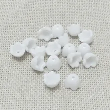 200 шт цветок бусины крышки Кисточкой Шнур концы серьги найти ожерелье изготовление матовая распорка соединитель застежка Топ ювелирные изделия ручной работы