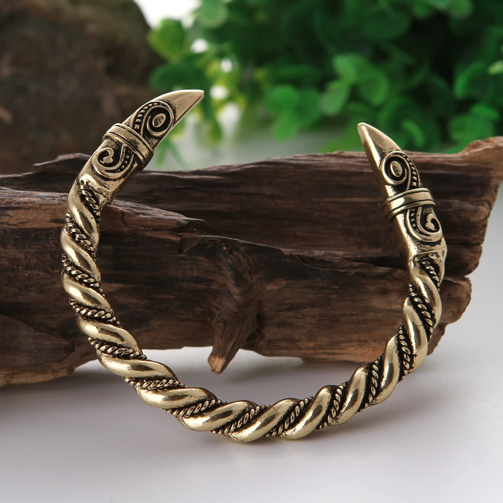 

viking bracelet bangle Pagan Raven Bangle Wristband Pulseira Masculina Friend A symbol of the vikings