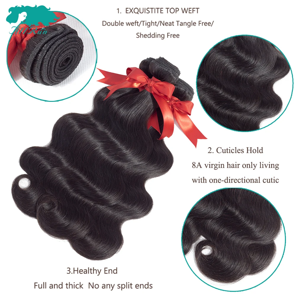 ALLRUN Peruvian Body Wave 3 Bundles With Closure Remy Human Hair Weave Bundles 4x4 Lace Closure With Bundles Free Part Closure ALLRUN Peruvian Body Wave 3 Bundles With Closure Remy Human Hair Weave Bundles 4x4 Lace Closure With Bundles Free Part Closure
