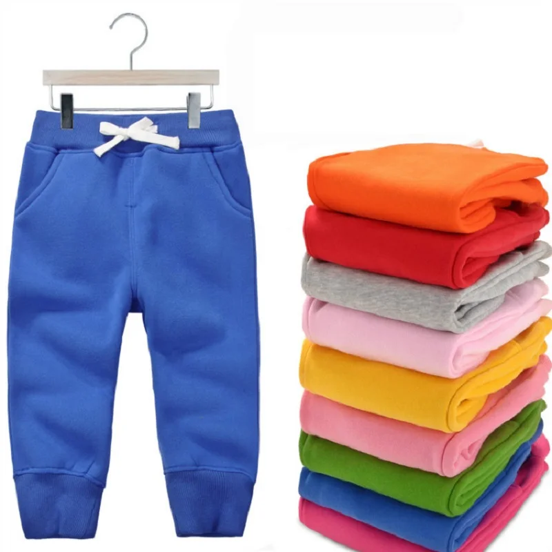 Comprar Pantalones de terciopelo abrigados de invierno para 1 5 años bebés niños niñas Pantalones deportivos casuales Jogging Enfant Garcon niños pantalones KF107