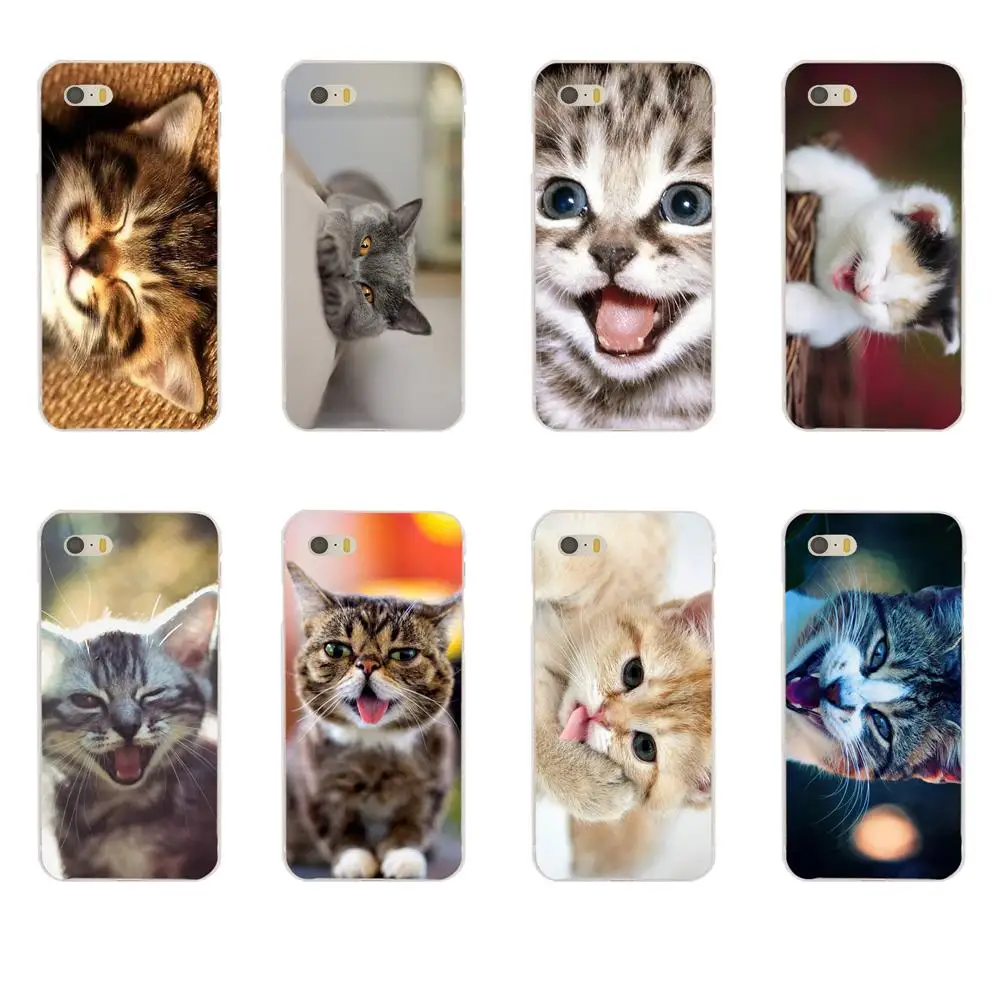 Smile Cat хит продаж дизайнерский чехол для Galaxy A3 A5 A7 On5 On7 2015 2016 2017 Grand Alpha G850 Core2 Prime S2 I9082