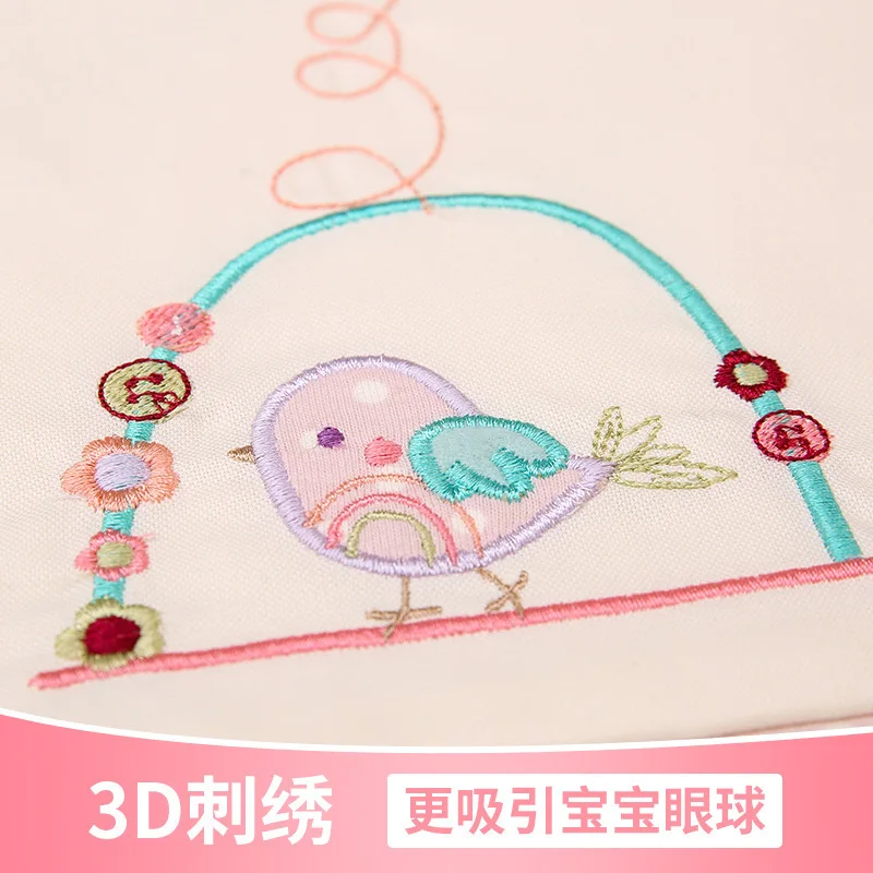 Baby Cribs Cot Side Pocket Infant Storage Bed Bumper Bag Sorting Organizer Bag Baby Nordic Baby Decoration Room Decorative Fence (6)