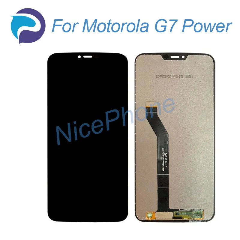 

6.2 Inch For Motorola Moto G7 Power LCD Display Touch screen sensor Panel Digiziter assembly For motorola G7P ower lcd