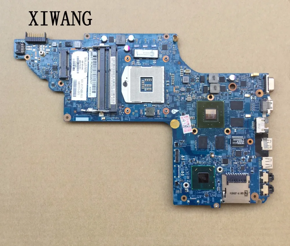 

682170-501 Free Shipping laptop motherboard 682170-001 for HP Pavilion DV6 DV6-7000 630M/2G Notebook PC systemboard 100% Tested
