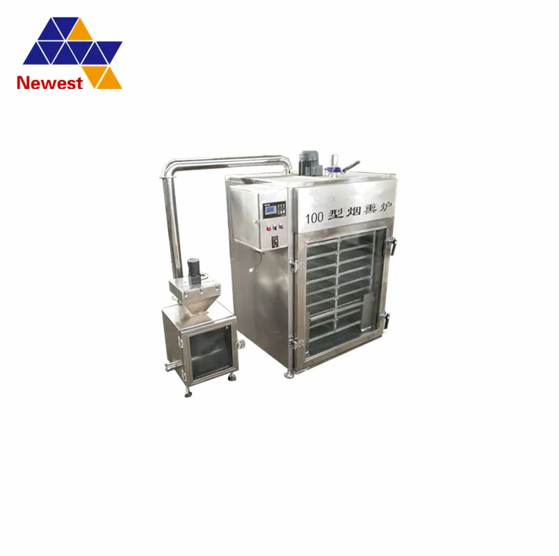 

Best Quality Hot Pork Salmon Turkey Sausage Drying Smokehouse Meat Smoker Smoking Machine Smoked Fish Oven
