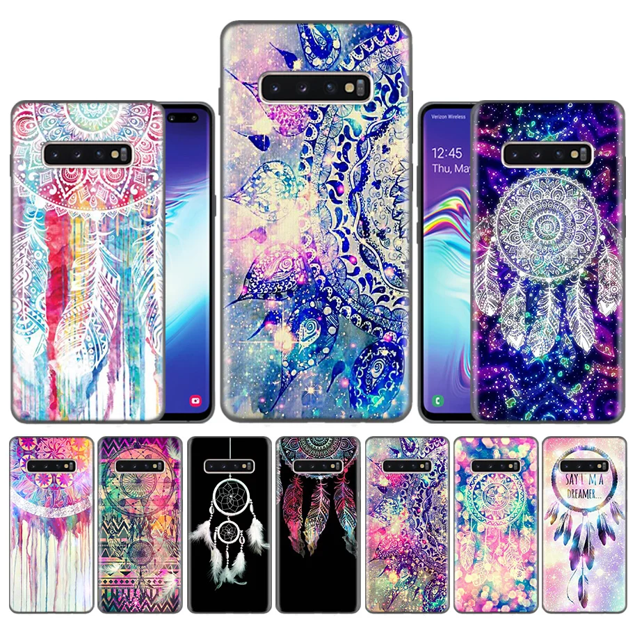 

Capas Case Coque for Samsung Galaxy S10 S9 S8 Plus 5G A30 A50 A70 A40 A20 Note 8 9 10 Cover Carcass dream catcher