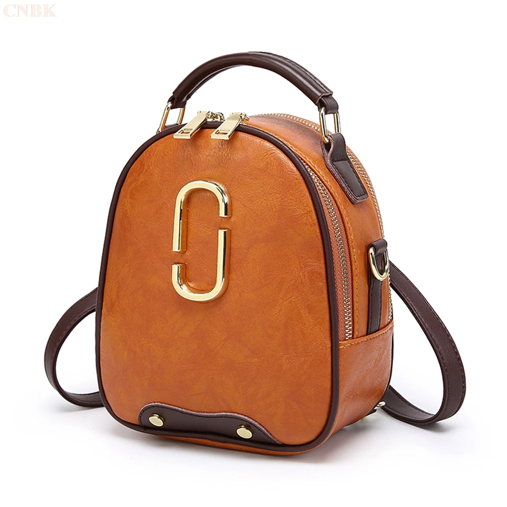 

Retro multi-function female bag 2019 tide new fashion personality wild leather shoulder shoulder diagonal shoulder bag
