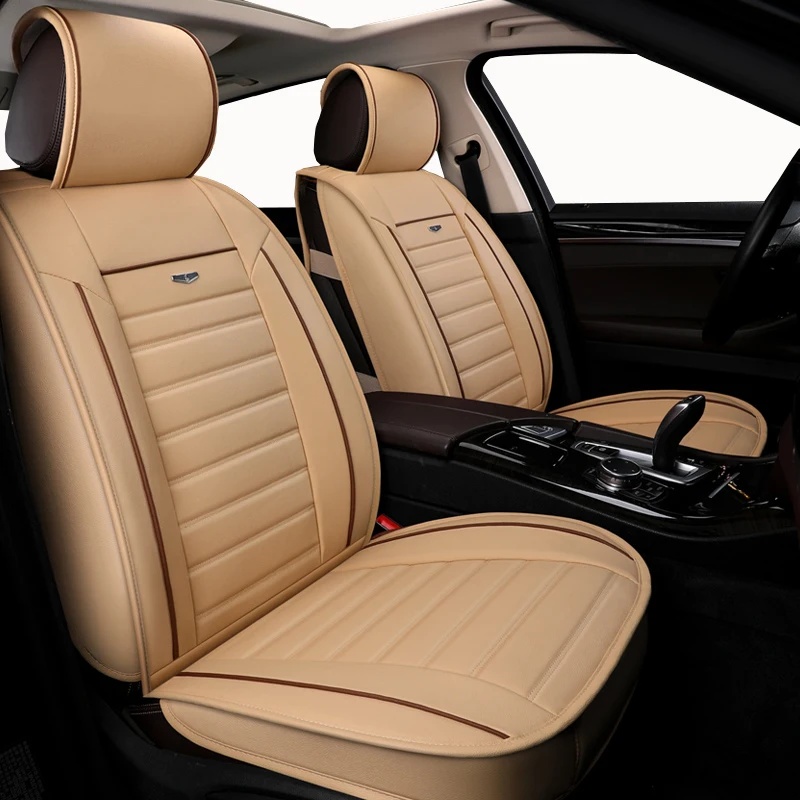 

Auto Leather Universal car seat covers For KIA K2K3K4K5 Kia Cerato Sportage Optima Maxima carnival auto accessories car stickers
