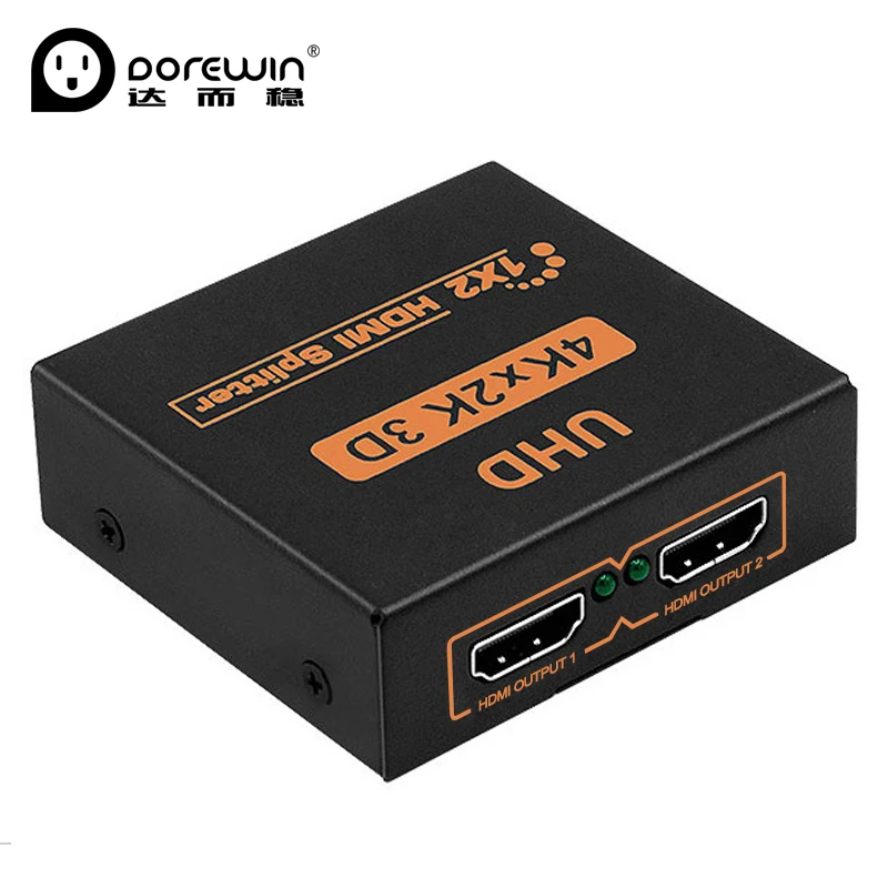 Dorewin HDMI Splitter 1x2 HDMI Switch Converter Adapter