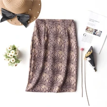 Женская Сексуальная мини-юбка осень-зима Ретро прямые креп юбки для конькобежцев Высокая талия Женская Звезда Женская облегающая мини-юбка