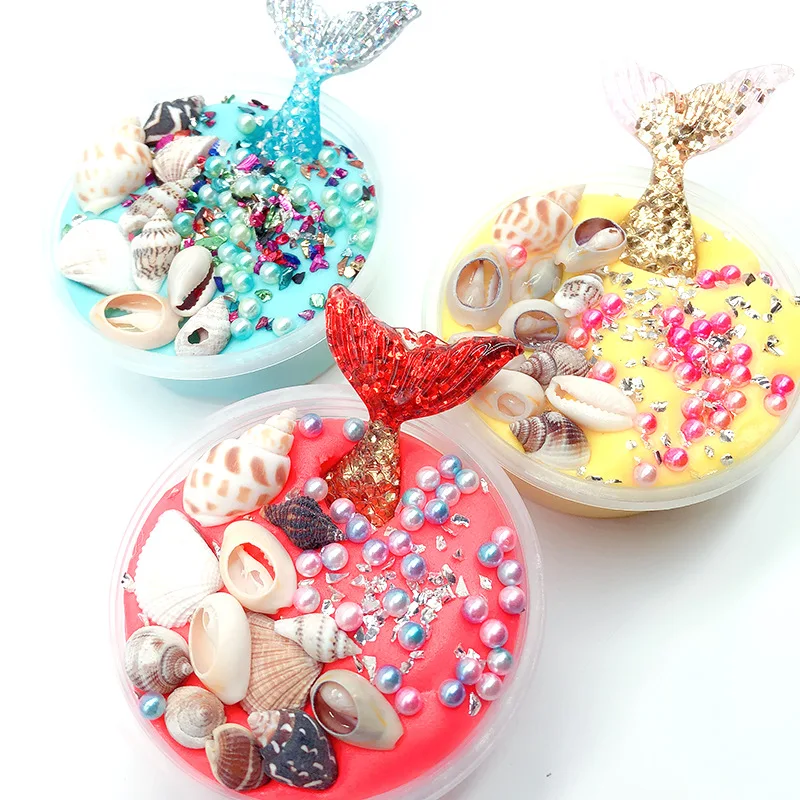 

AFDSW squeezies toys GMermaid slime cotton mud crystal mud squishies toy squeeze squishies toy squeeze squishy slow rising
