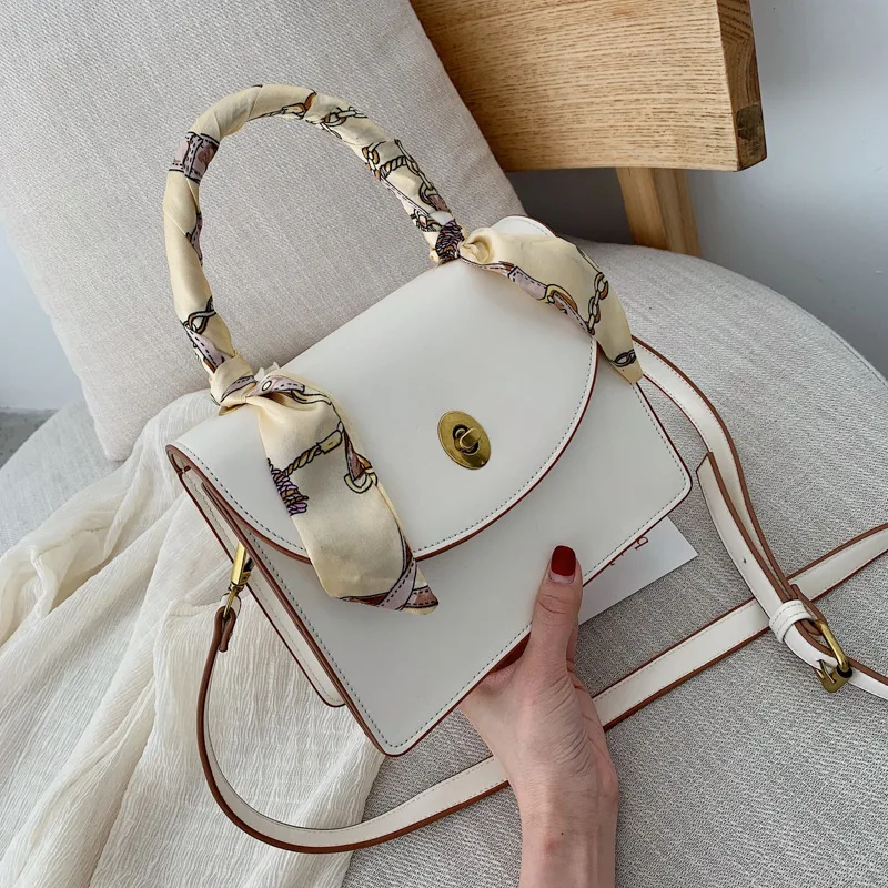 

Female tote Crossbody Bags For Women 2019 High Quality PU Leather Luxury Handbags Designer Ladies Scarves Shoulder Messenger Bag