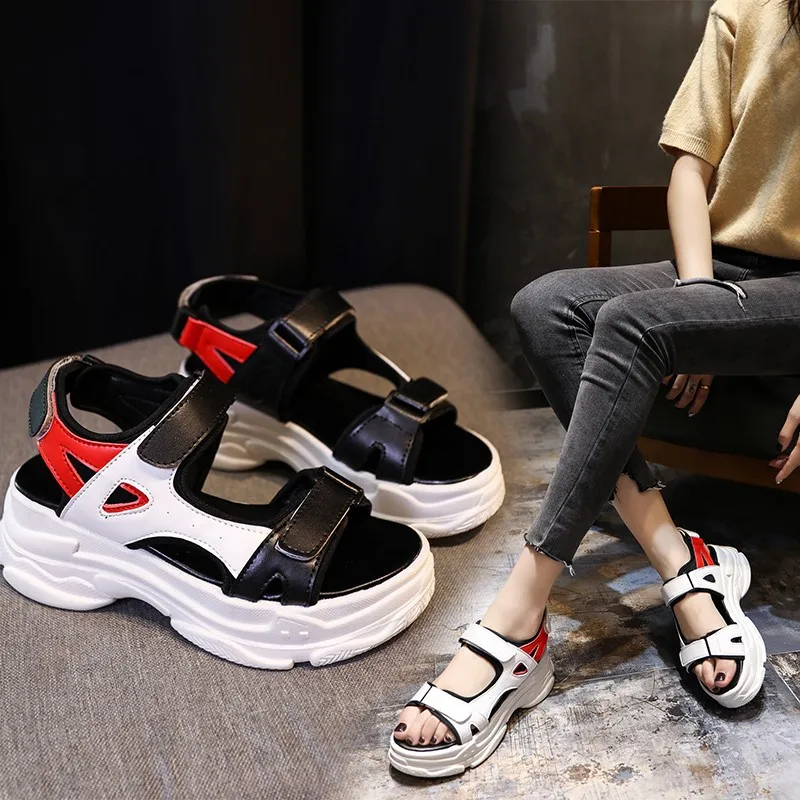 Women's Sandals 2019 Summer High Heels Sandals For Women Chunky Sandal Womens Wedge Platform Shoes Casual Summer Sandal Women's Sandals 2019 Summer High Heels Sandals For Women Chunky Sandal Womens Wedge Platform Shoes Casual Summer Sandal