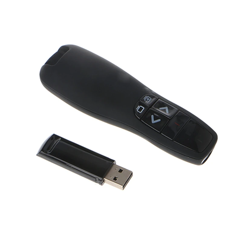 

Laser Pointer Pen Laser Teaching PPT Presenter Black 2.4Ghz for Logitech Wireless Presenter R400 with Red Laser Pointer Pen WA