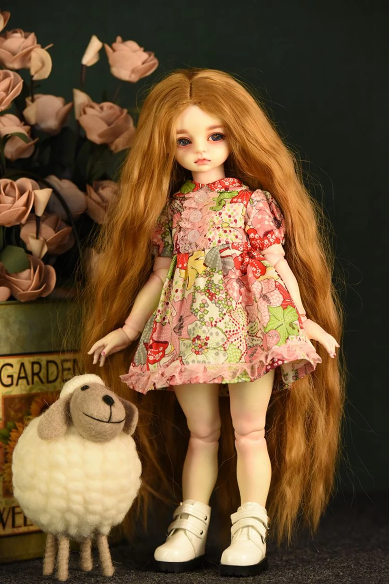 1/4 Одежда для кукол модное милое платье и белые колготки для BJD аксессуары для кукол SD для цветочного платья куклы тканевые Игрушки для девочек подарок - Цвет: ZJF145-2-4