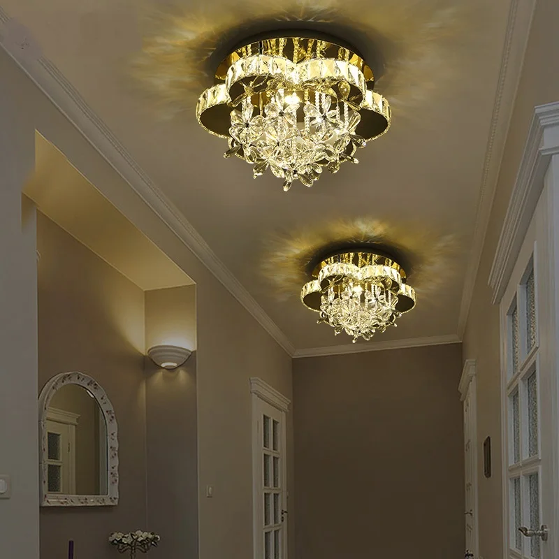 

Crystal League Ceiling lamps corridor lights aisle entrance lights balcony staircase crystal Ceiling Lights LO7252