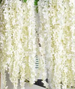 Flower Hydrangea Wisteria Garland Wedding-Decoration-Supplies Artificial-Silk 200cm Flower Hydrangea Wisteria Garland Wedding-Decoration-Supplies Artificial-Silk 200cm