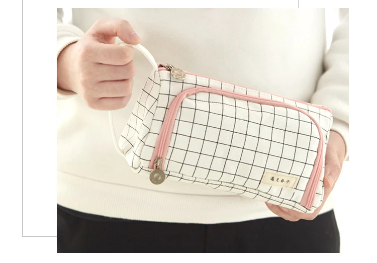 Case de Lápis Bonito Kawaii Grande Capacidade Escola Estudante Caneta Case Portátil Lápis Bolsa Caixa Papelaria Presente Suprimentos 14 High Quality Material escolar e de escritório