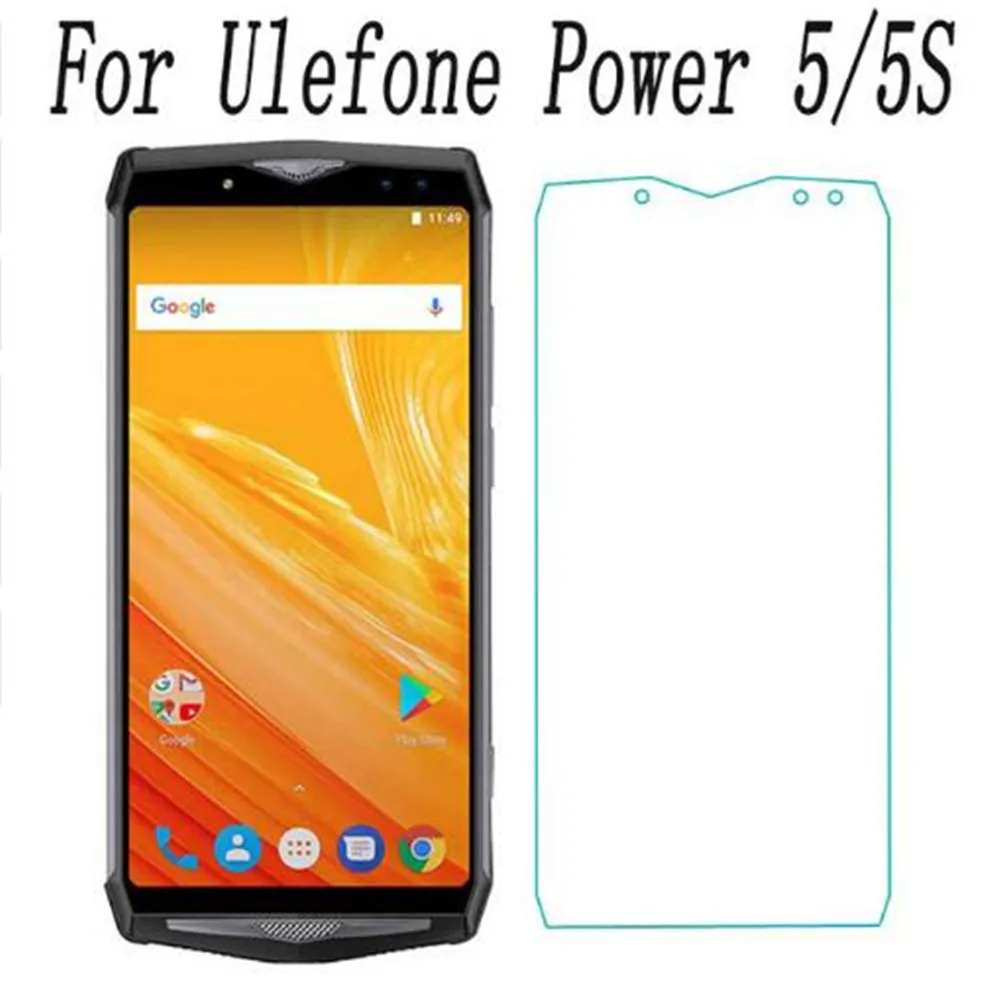 

2.5D 9H Glass For Ulefone Power 5 Glass Screen Protector Tempered Glass For Ulefone Power 5S Glass Anti-Scratch Protective Film