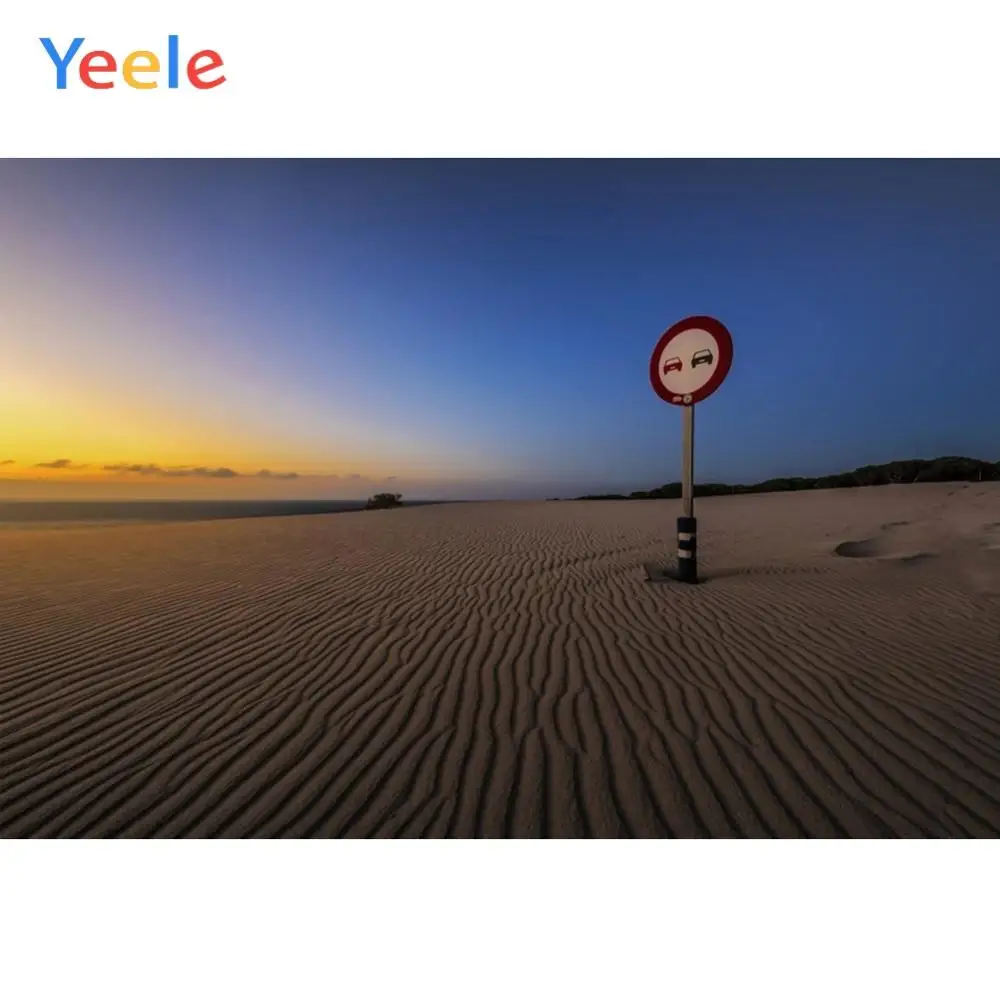 

Yeele Sunset Sky Roadside Indicator Professional Portrait Photography Backdrops Photographic Backgrounds For The Photo Studio