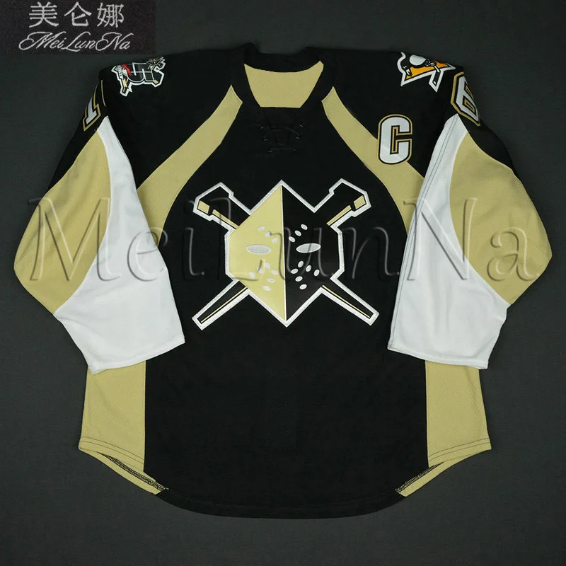 

MeiLunNa Custom ECHL Wheeling Nailers Hockey Jerseys Carcillo Bouillon 9 Schmit 12 Valente Sewn On Any Name NO.Size